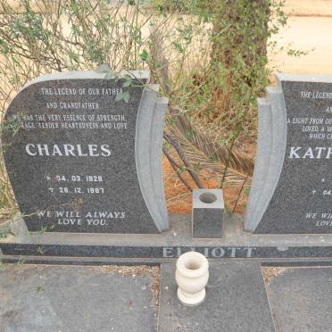 ELLIOTT Charles 1928-1997 & Kathleen D. 1927-2006