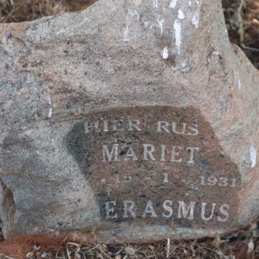 ERASMUS Mariet 1931-