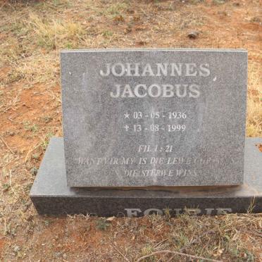 FOURIE Johannes Jacobus 1936-1999