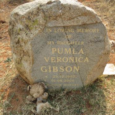GIBSON Pumla Veronica 1997-2008