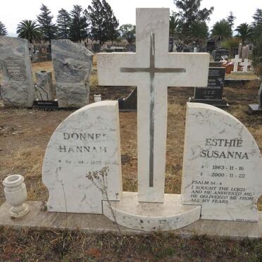 GREEN Donnee Hannah 1990- :: GREEN Esthie Susanna 1963-2000