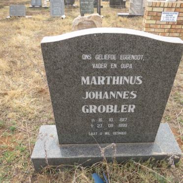 GROBLER Marthinus Johannes 1917-1999