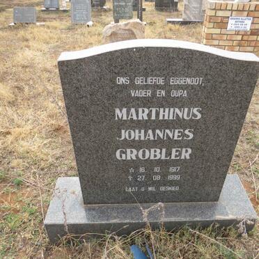 GROBLER Marthinus Johannes 1917-1999