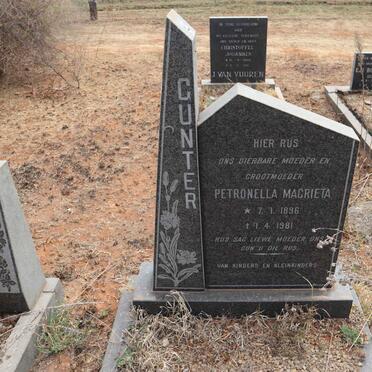 GUNTER Petronella Magrieta 1896-1981