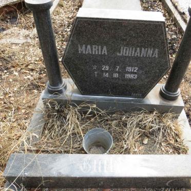 GUILD Maria Johanna 1912-1983