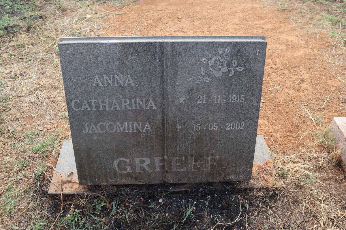 GREEF Anna Catharina Jacomina 1915-2002