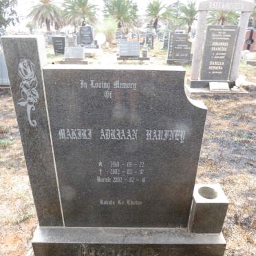 HAUFNEY Adriaan 1968-2002