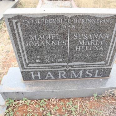 HARMSE Magiel Johannes 1927-2007 & Susanna Maria Helena 1928-