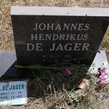 JAGER Johannes Hendrikus, de 1957-2006