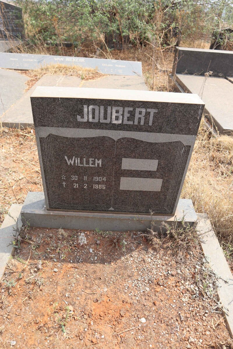 JOUBERT Willem 1904-1985