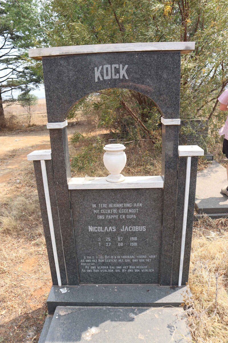KOK Nicolaas Jacobus 1918-1981