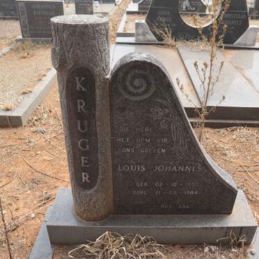 KRUGER Louis Johannes 1953-1984