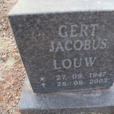 LOUW Gert Jacobus 1947-2003