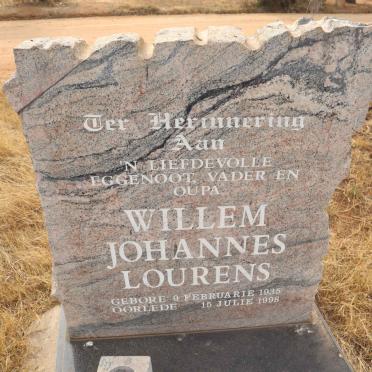 LOURENS Willem Johannes 1935-1998