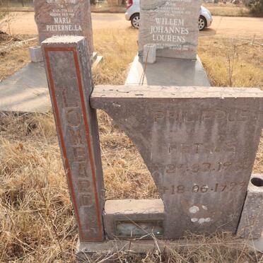 LOMBARD Philippus Petrus 1939-1997