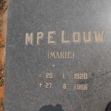 LOUW M.P.E. 1920-1986