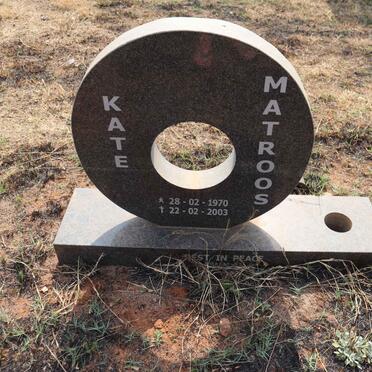 MATROOS Kate 1970-2003