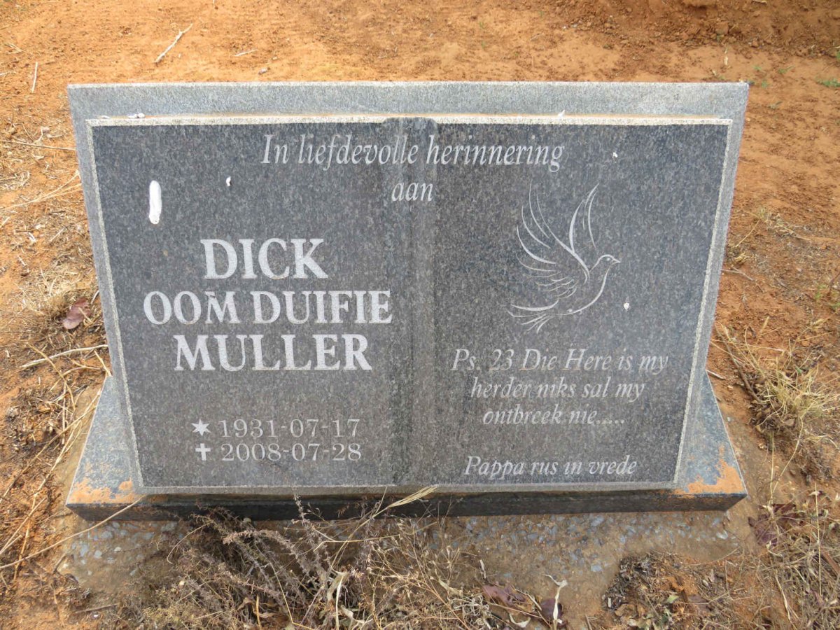 MULLER Dick 1931-2008