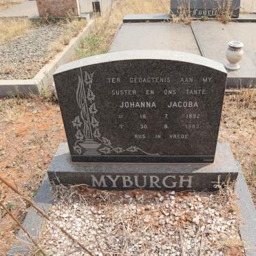 MYBURGH Johanna Jacoba 1892-1983