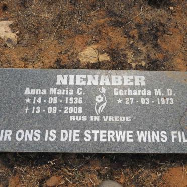 NIENABER Anna Maria G. 1936-2008 :: NIENABER Gerharda M.D. 1973-