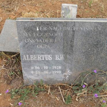 NIEKERK Albertus B.W., van 1928-1999 _2