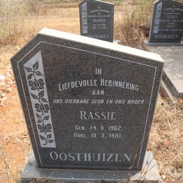 OOSTHUIZEN Rassie 1962-1981
