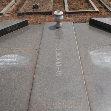 PLESSIS Johannes Hendrikus, du 1903-1983 & Claasina Johanna Susanna 1915-2003