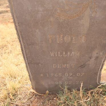 PHOLO William de Wet 1965-2005