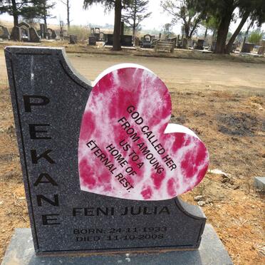 PEKANE Feni Julia 1933-2008