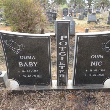 POTGIETER Nic 1924-2006 & Baby 1925-2002