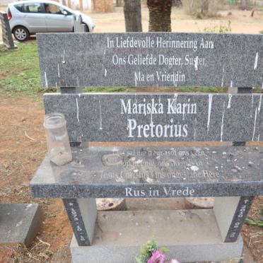 PRETORIUS Mariska Karin 1973-2010