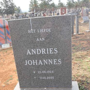 PLESSIS Andries Johannes, du 1924-2005