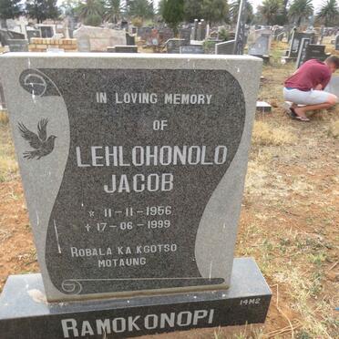 RAMOKONOPI Lehlohonolo Jacob 1956-1999