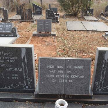 RU Gerhardus Jeremiah, de 1946-1984 :: DE RU Dino 1970-1995