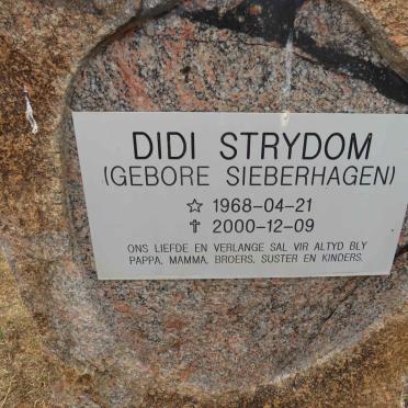 STRYDOM Didi nee SIEBERHAGEN 1968-2000