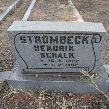 STROMBECK Hendrik Schalk 1922-1982