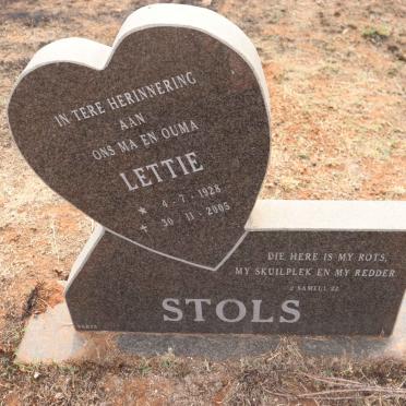 STOLS Lettie 1928-2005