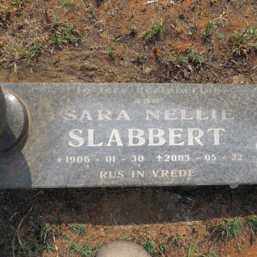 SLABBERT Sara Nellie 1906-2003