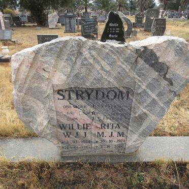 STRYDOM W.J.J. 1924-2005 & M.J.M. 1924-2000