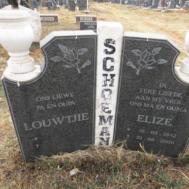 SCHOEMAN Louwtjie & Elize 1942-2000