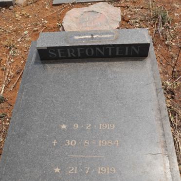 SERFONTEIN Jan 1919-1984 & Ella 1919-1986 _1
