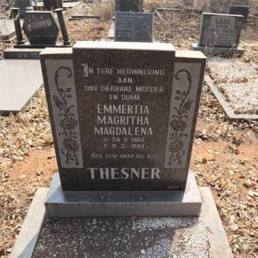 THESNER Emmertia Magritha Magdalena 1902-1984