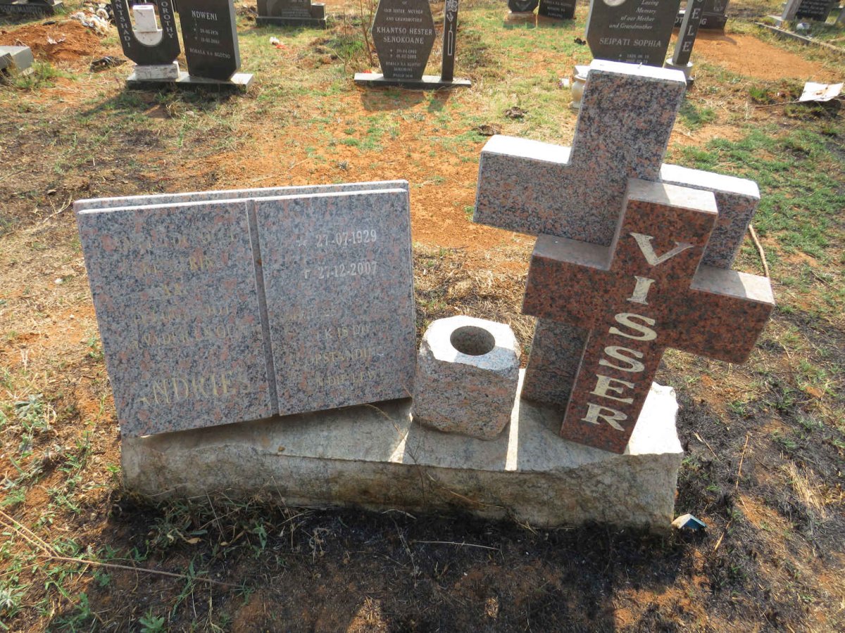 VISSER Andries 1929-2007