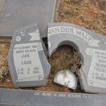 WALT Jan Louis, van der 1913-1985 & Sophia Hendrina Frederika 1918-