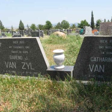 ZYL Barend J., van 1904-1987 &amp; Catharina M.B. 1910-