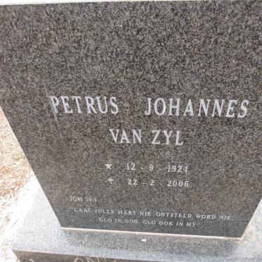 ZYL Petrus Johannes, van 1924-2006