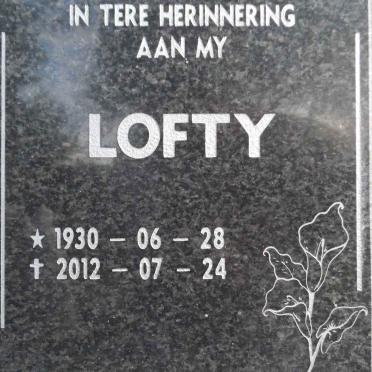 ? Lofty 1930-2012