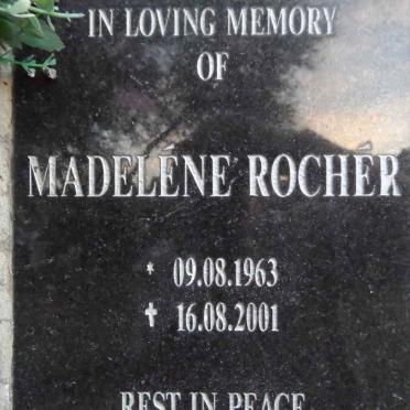 ROCHER Madelene 1963-2001