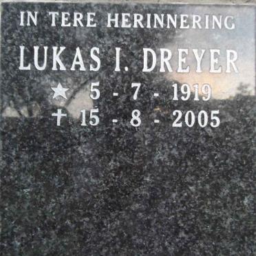 DREYER Lukas I. 1919-2005