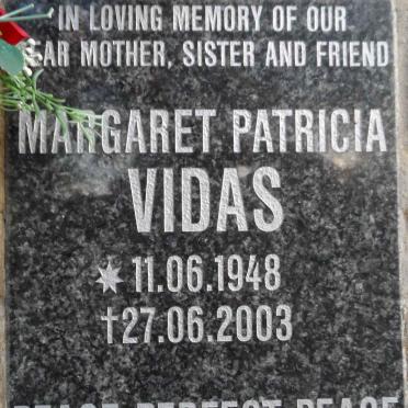 VIDAS Margaret Patricia 1948-2003